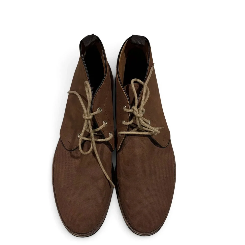 Steve Madden M-Baily Men's 11 M Brown Chukka Boots Lace Up Ankle Dress Casual